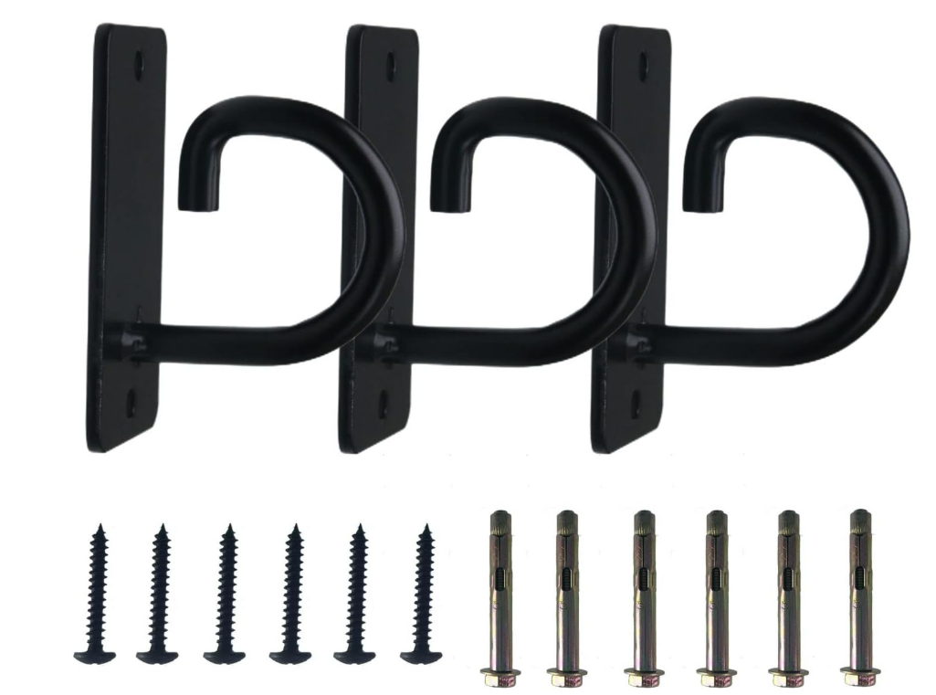 Heavy Duty Wall Hooks x 3