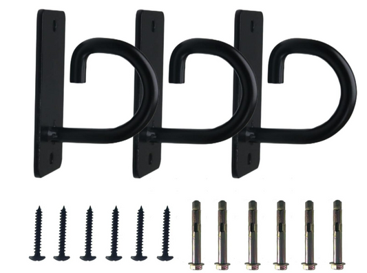 Heavy Duty Wall Hooks x 3